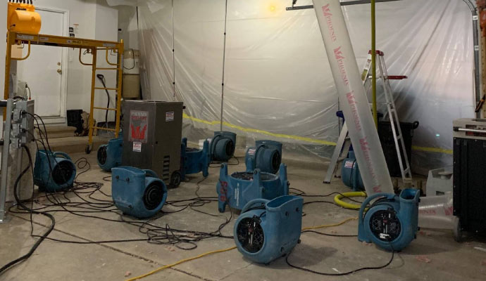 water damage restoration equipment