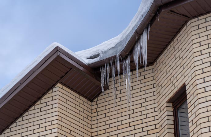 ice damaged roof