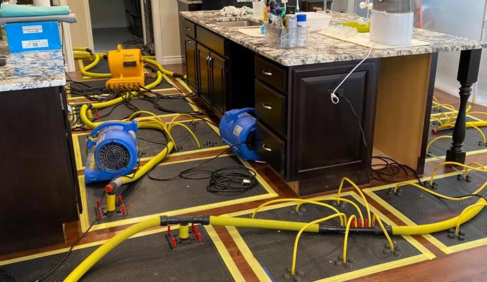 Water damage restoration equipment